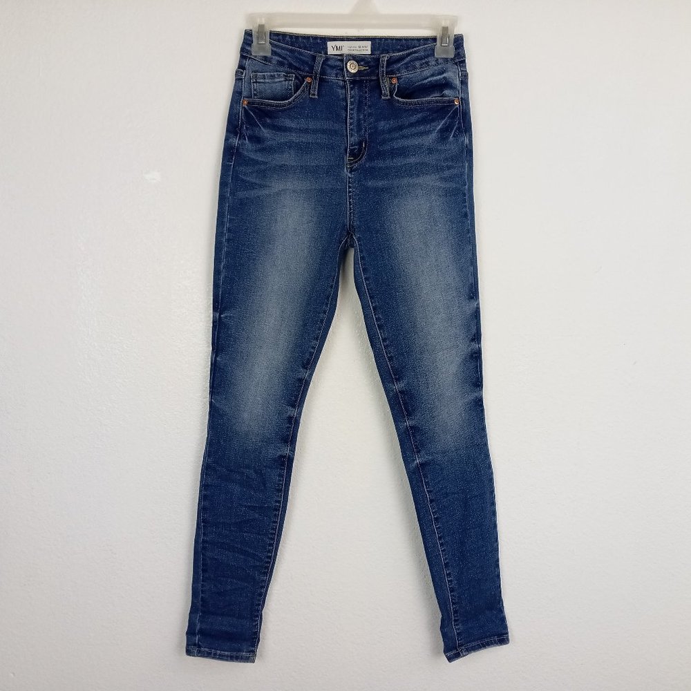 YMI High Rise Skinny Jeans Women's Size 5/27 Juniors Medium Wash Denim